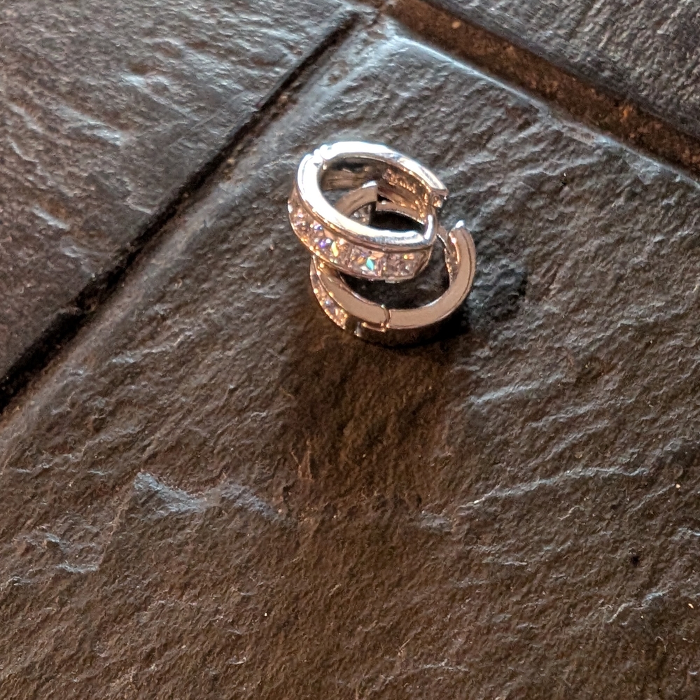 Elegant Silver Hoop Earrings